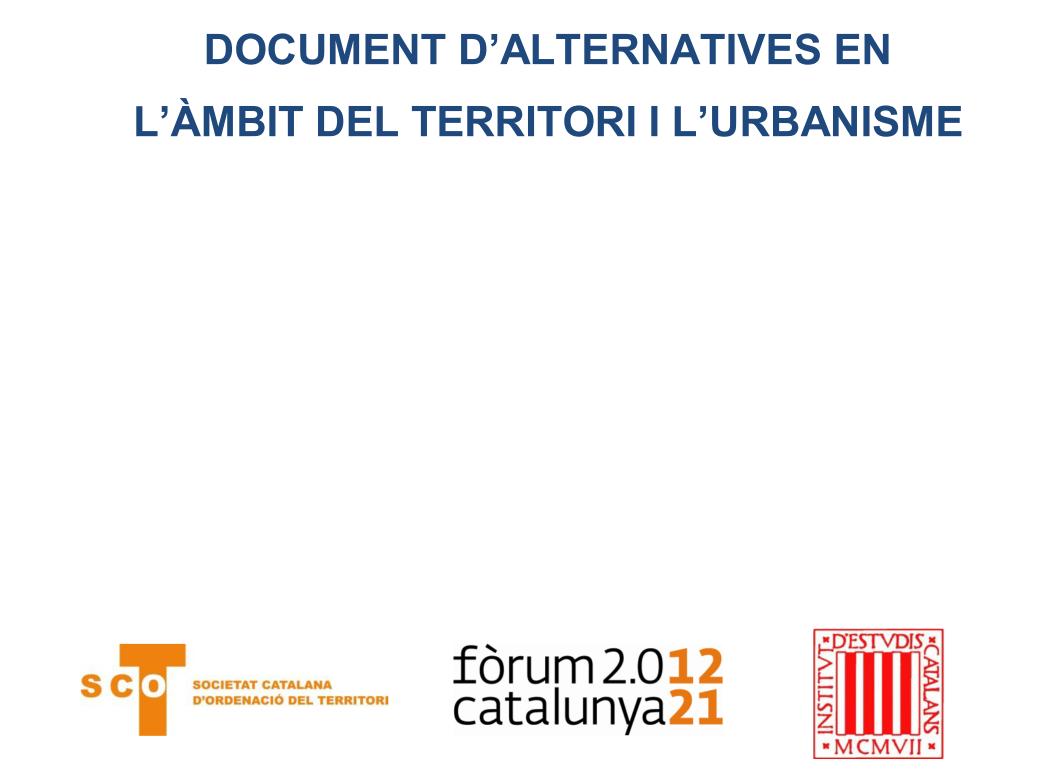 Document d'alternatives