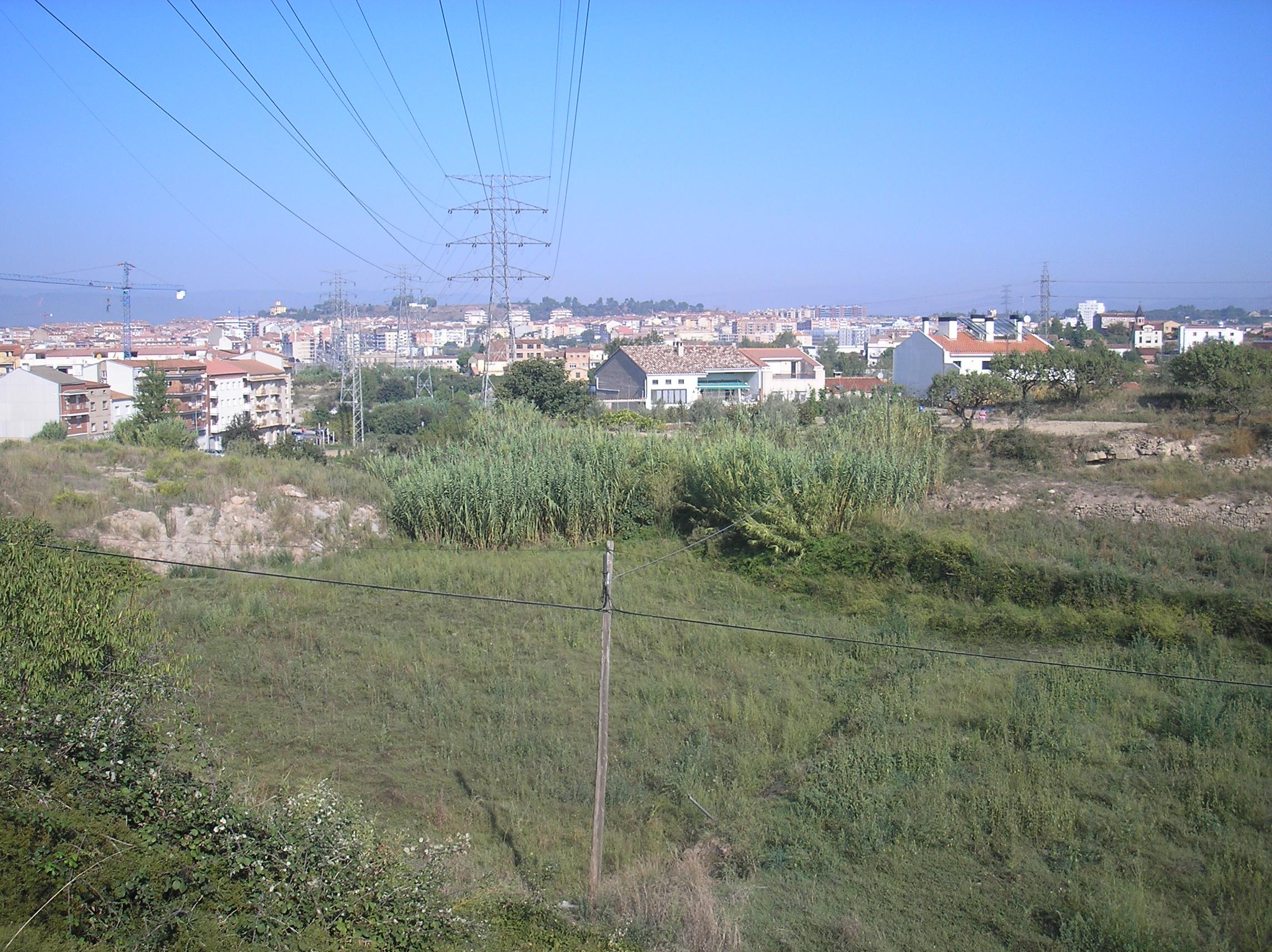 Sectors est de Manresa, on es preveu edificar l'ARE Foto: Moisès Jordi