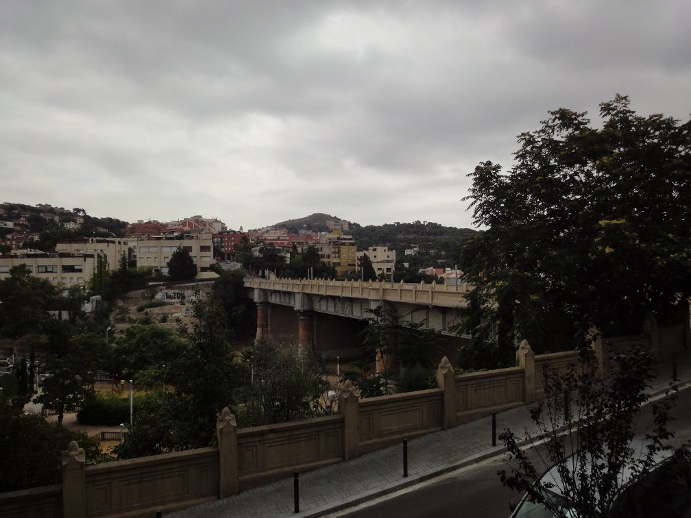 Una imatge del viaducte de Vallcarca Foto: Marc Sogues