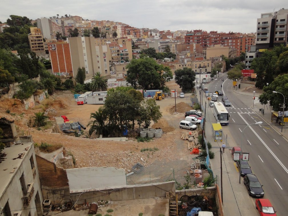 Les obres des del viaducte Foto: Marc Sogues