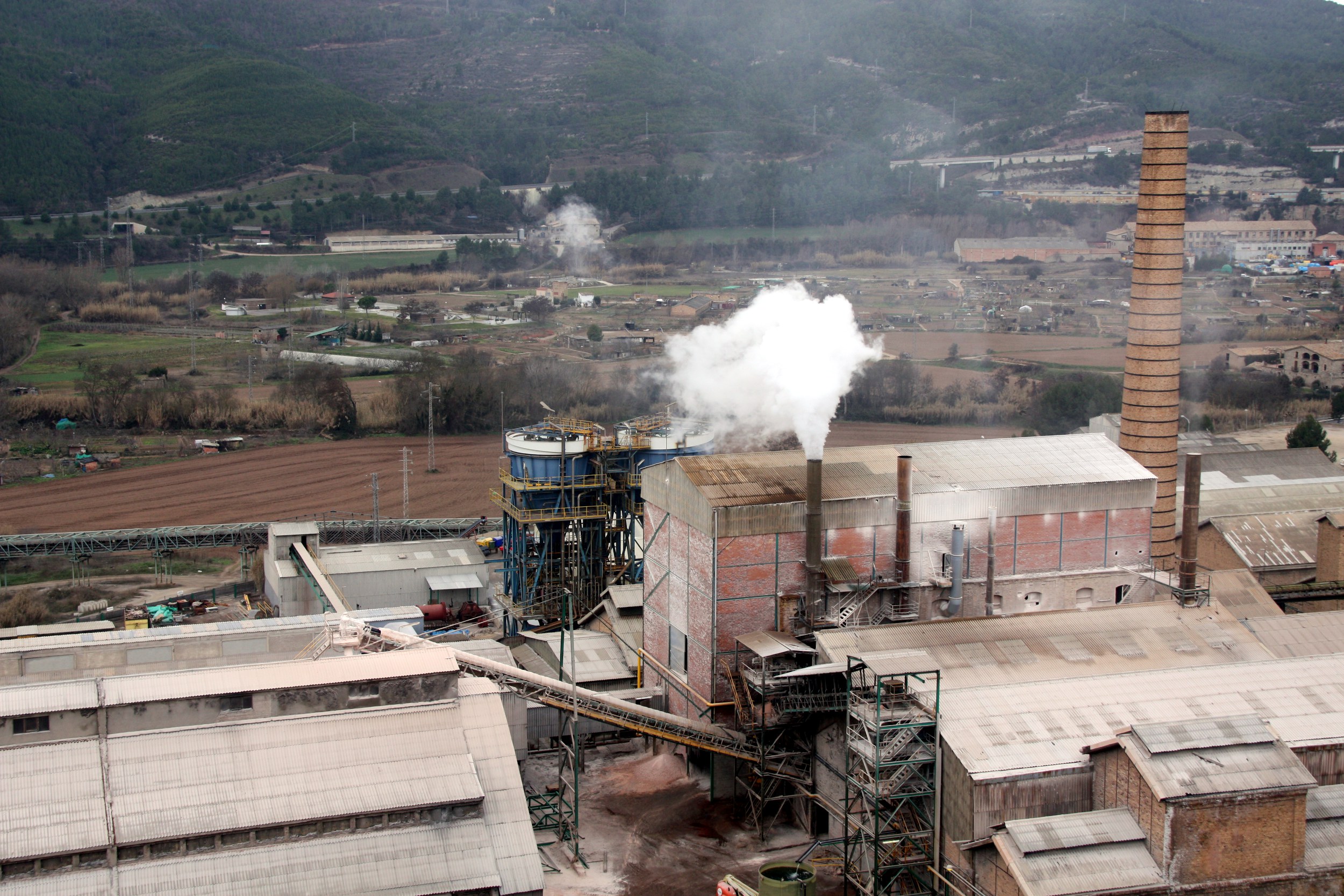 Planta de tractament de potassa de Súria Font: Agència Catalana de Notícies