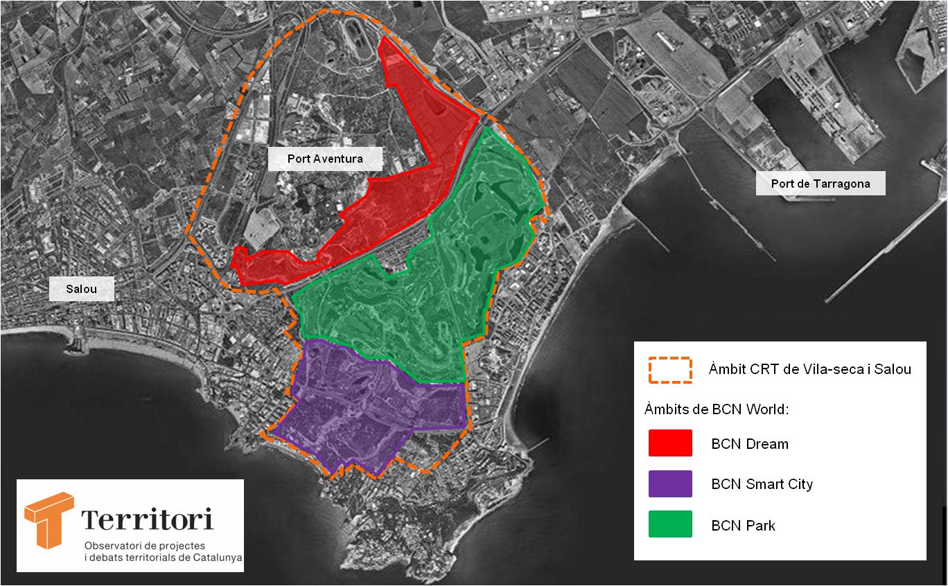 Esquema de BCN World Elaboració: Moisès Jordi