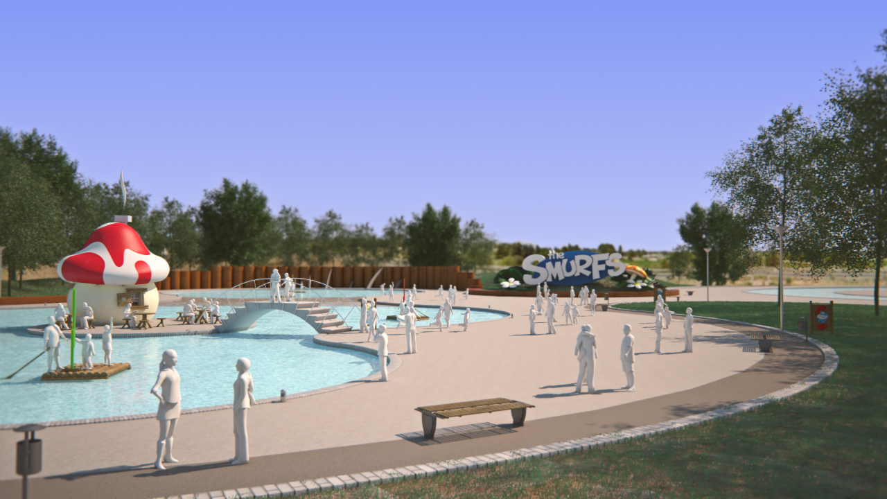 Imatge virtual del Parc dels Barruets Font: Paeria