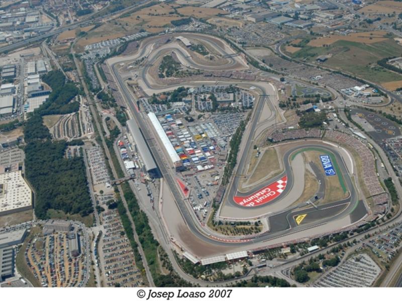 Una imatge aèria del Circuit de Barcelona-Catalunya Font: http://www.circuitcat.com