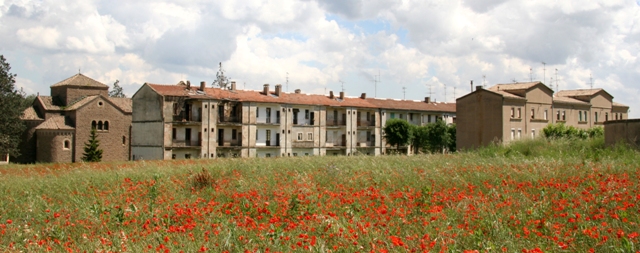 Vista parcial de la col�nia Can Vidal, a Puig-reig