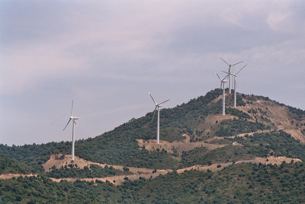 Parc e�lic Collet dels Feixos Foto: �lex Tarroja